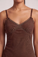 Lace Trim Pajama Set
