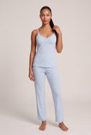 Lace Trim Pajama Set