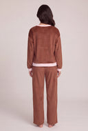 Dog Graphic Velour Pajama Set