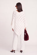 Textured Sweater Poncho