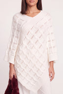 Textured Sweater Poncho