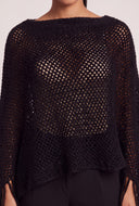 Asymmetrical Fringe Poncho