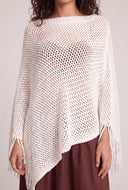 Asymmetrical Fringe Poncho