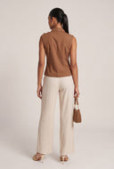 Asymmetrical Ruffled Top
