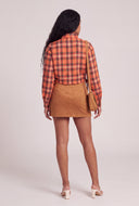 Crop Plaid Shirt