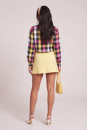 Crop Plaid Shirt