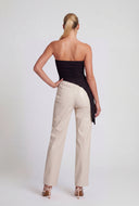 Chelsea Glitter Asymmetrical Tube Top