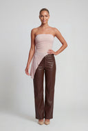 Chelsea Glitter Asymmetrical Tube Top