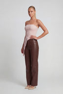 Chelsea Glitter Asymmetrical Tube Top