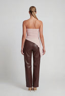 Chelsea Glitter Asymmetrical Tube Top