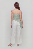 Chelsea Glitter Asymmetrical Tube Top