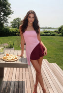 Chelsea Glitter Asymmetrical Tube Top