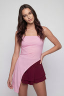 Chelsea Glitter Asymmetrical Tube Top