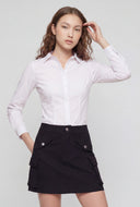 Octavia Darted Button-Front Shirt