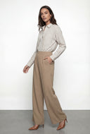 Jane Striped Poplin Button Front Shirt