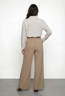 Jane Striped Poplin Button Front Shirt