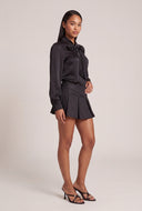 Satin Tie Neck Top