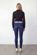Drawstring Side Long Sleeve Shirt