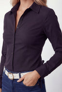 Drawstring Side Long Sleeve Shirt