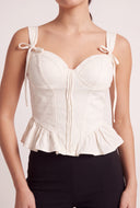 Jayla Peplum Bustier Top