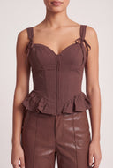 Jayla Peplum Bustier Top