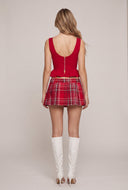 Jayla Peplum Bustier Top