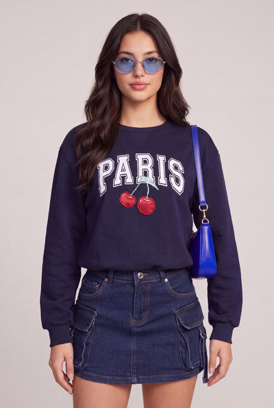 Paris Graphic Pullover