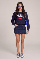 Paris Graphic Pullover