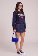 Paris Graphic Pullover