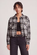 Malka Plaid Crop Shirt