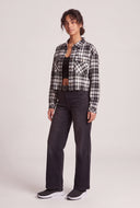 Malka Plaid Crop Shirt
