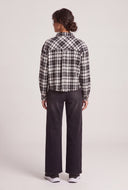 Malka Plaid Crop Shirt