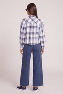 Malka Plaid Crop Shirt