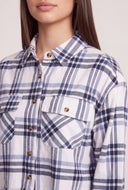 Malka Plaid Crop Shirt