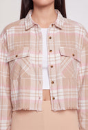 Malka Plaid Crop Shirt
