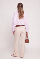 Striped Crop Bubble Shirt