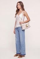 Lace Trim Satin Cami