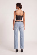 Vegan Leather Crop Cami