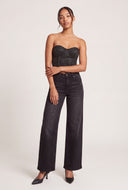 Lurex Crop Corset