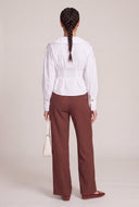 Long Sleeve Peplum Shirt