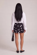 Tie Front Crop Shirt