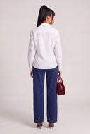 Poplin Pleated Shirt