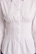 Poplin Pleated Shirt