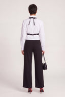 Vegan Leather Halter Top and Shirt