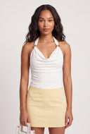 Andi Cowl Neck Halter Top