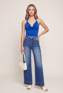 Andi Cowl Neck Halter Top