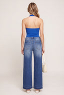 Andi Cowl Neck Halter Top