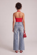 Andi Cowl Neck Halter Top