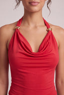 Andi Cowl Neck Halter Top