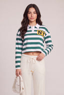 Caroline Polo Crop Top